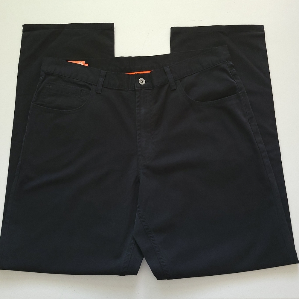 Facconable Plus Size High Rise Black Pants